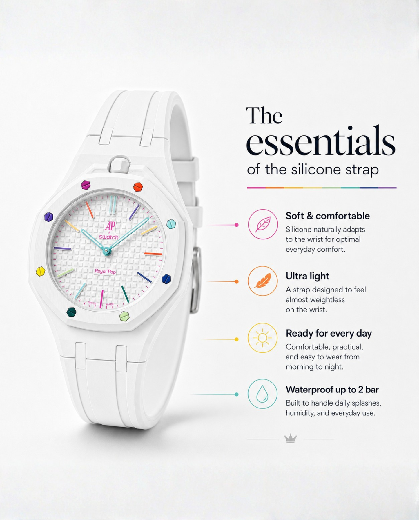 Royal Pop Silicone Bracelet - LAN BA